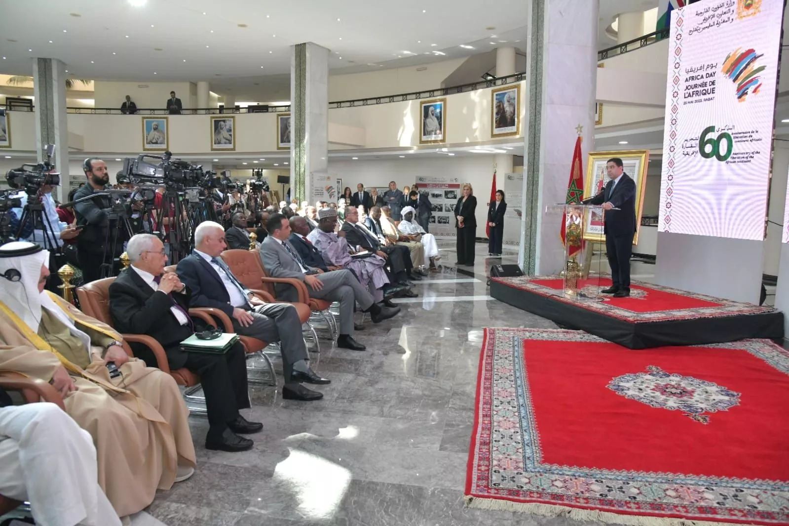 M. NASSER BOURITA PRÉSIDE LA CÉRÉMONIE DE CÉLÉBRATION DE LA JOURNÉE DE L’AFRIQUE